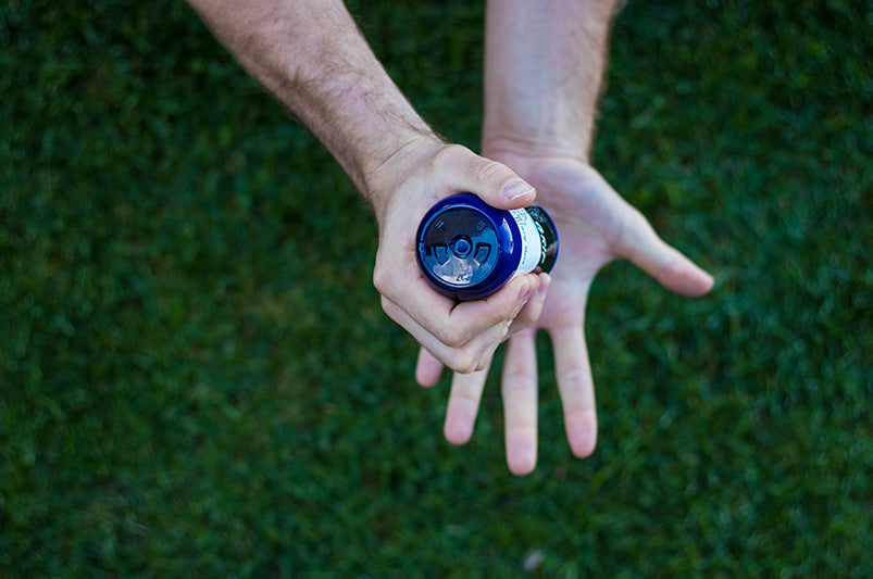 Putting AcroGrip onto Hands